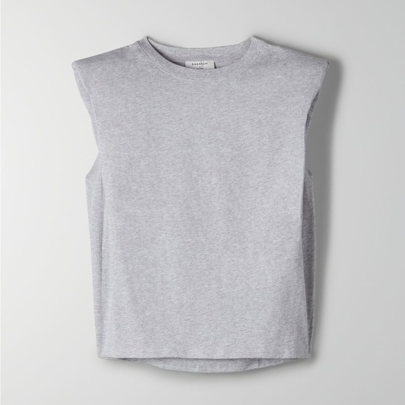 BABATON Shoulder pad grey top size XS NWOT - Picture 2 of 5